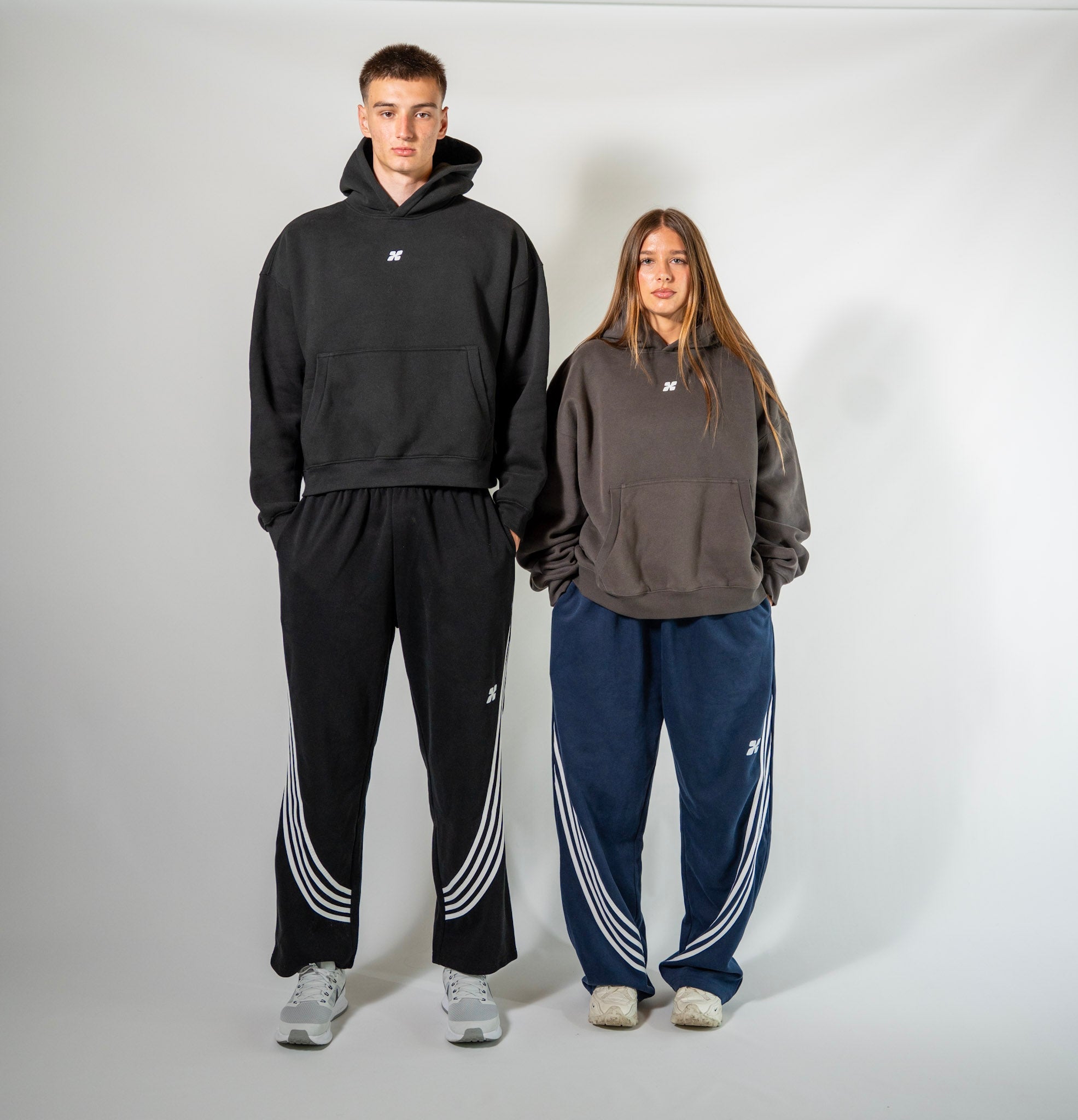 Striped Baggy Sweatpants