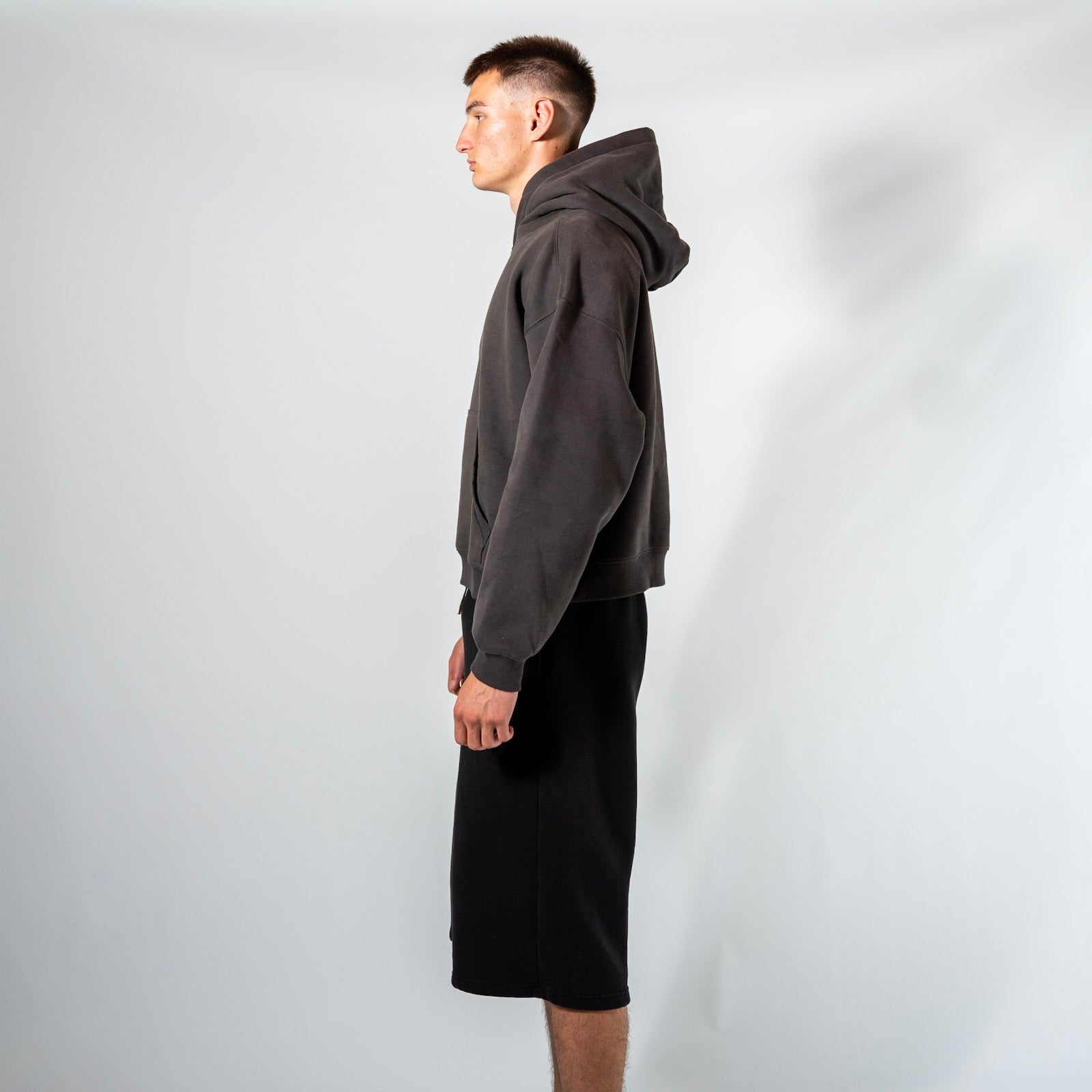 Essential Cropped Hoodie